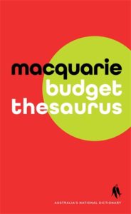 Macquarie Budget Thesaurus