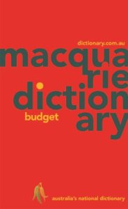 Macquarie Budget Dictionary (PVC)